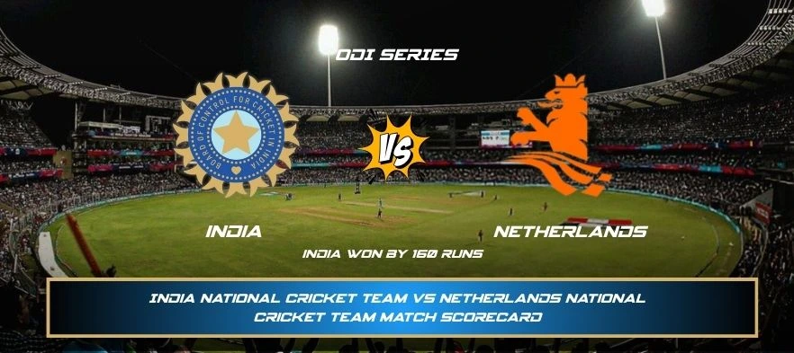 India national cricket team vs Netherlands national cricket team match scorecard