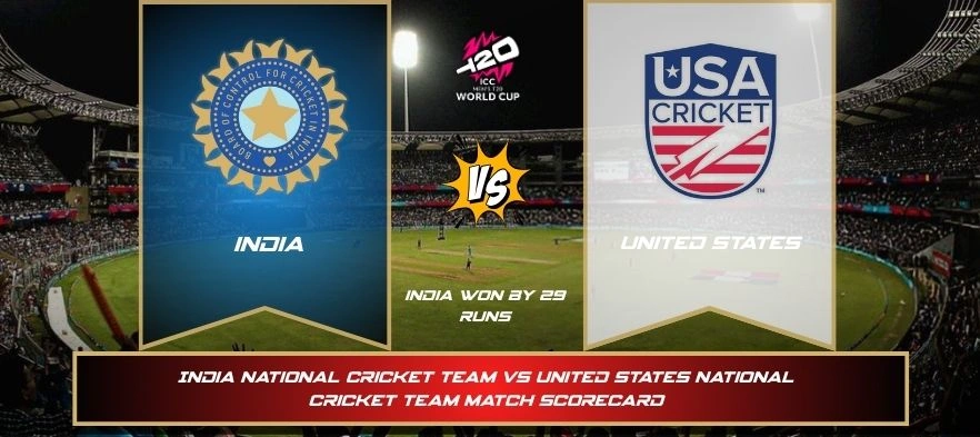 india national cricket team vs united states national cricket team match scorecard