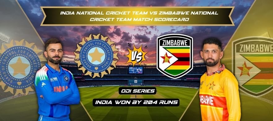 india national cricket team vs zimbabwe national cricket team match scorecard