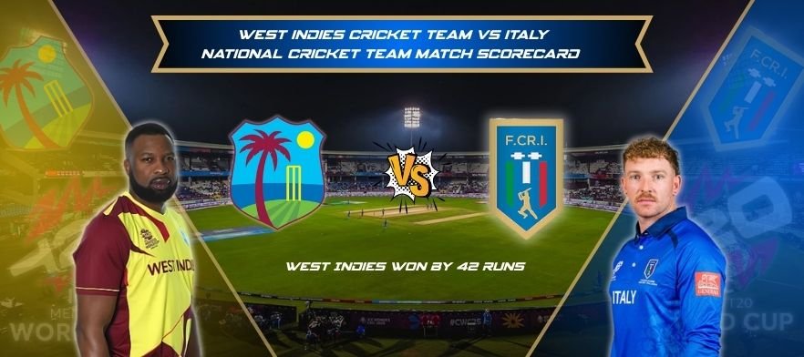 west indies cricket team vs italy national cricket team match scorecard