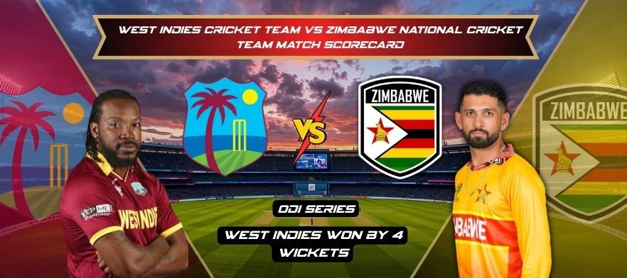 west indies cricket team vs zimbabwe national cricket team match scorecard