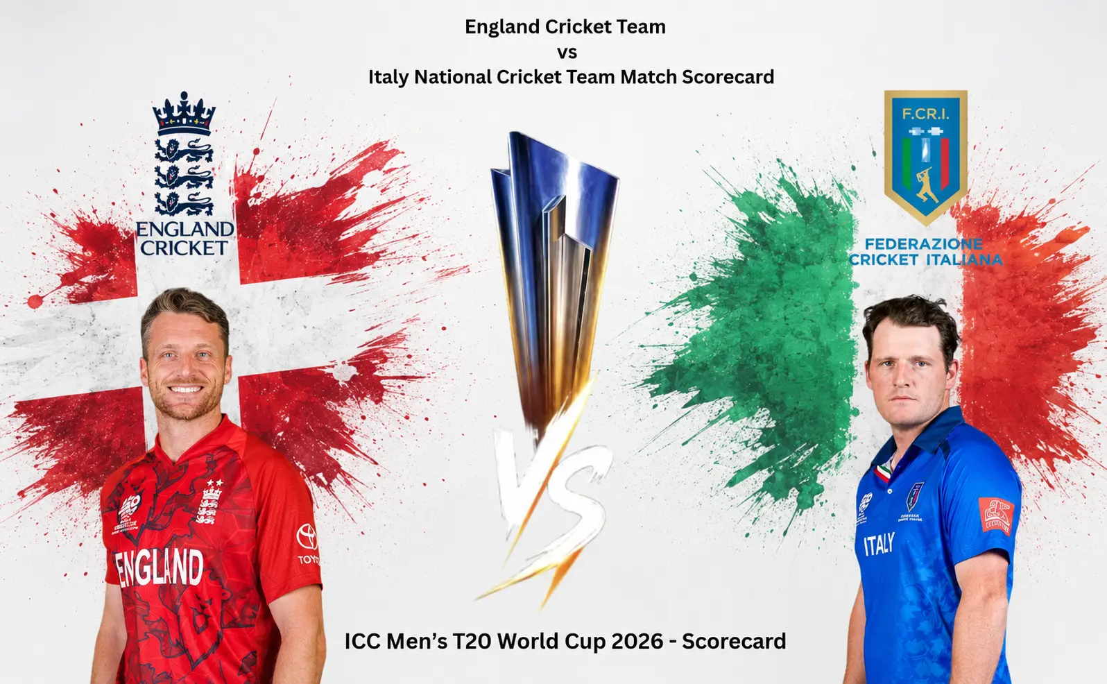 England Cricket Team vs Italy National Cricket Team Match Scorecard: Stunning 24-Run Battle