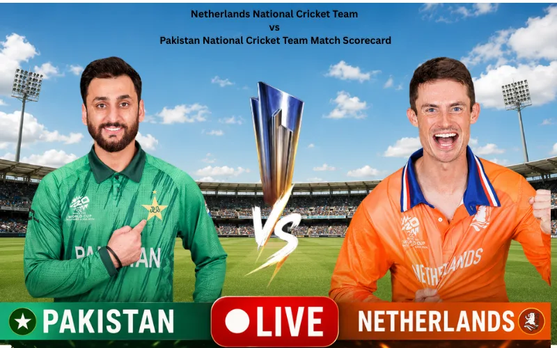 Netherlands National Cricket Team vs Pakistan National Cricket Team Match Scorecard