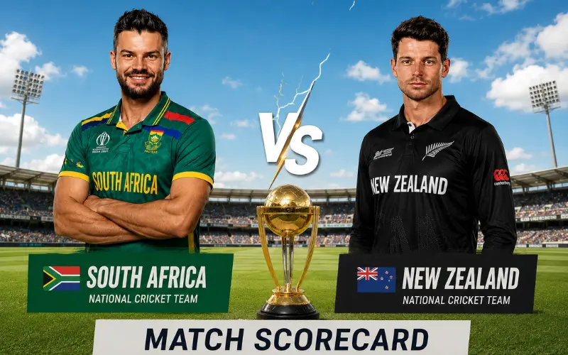 South Africa National Cricket Team vs New Zealand National Cricket Team Match Scorecard