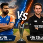 India National Cricket Team vs New Zealand National Cricket Team Match Scorecard