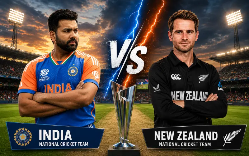India National Cricket Team vs New Zealand National Cricket Team Match Scorecard