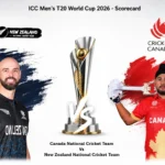 Canada National Cricket Team Vs New Zealand National Cricket Team Match Scorecard