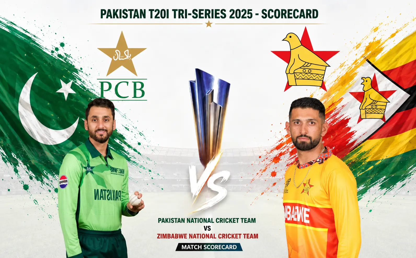 Pakistan National Cricket Team vs Zimbabwe National Cricket Team Match Scorecard: Amazing 5-Wicket Triumph in 2025