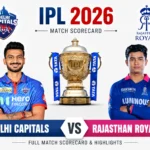 Delhi Capitals vs Rajasthan Royals Match Scorecard: Complete IPL 2026 Scorecard & Match Highlights