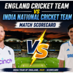 England Cricket Team vs India National Cricket Team Match Scorecard