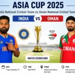 India National Cricket Team vs Oman National Cricket Team Match Scorecard