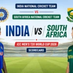 India National Cricket Team vs South Africa National Cricket Team Match Scorecard: Complete 2026 Match Report