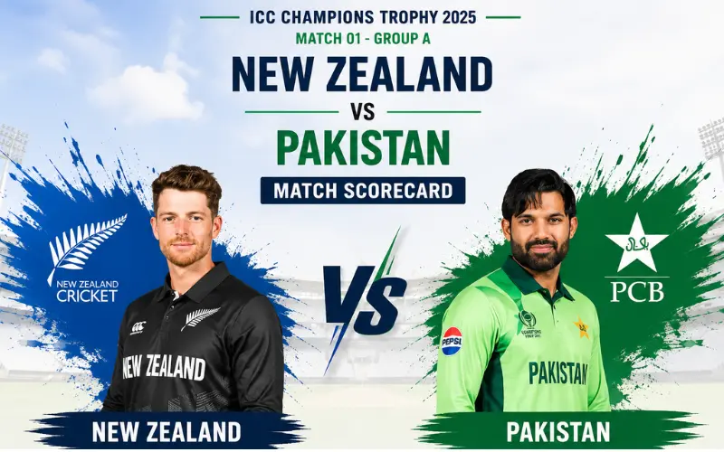 New Zealand National Cricket Team vs Pakistan National Cricket Team Match Scorecard