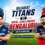 Royal Challengers Bengaluru vs Gujarat Titans Match Scorecard