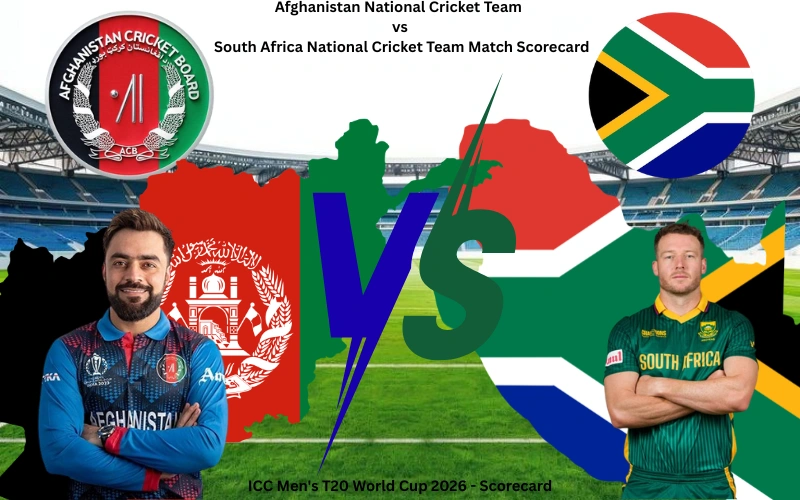Afghanistan National Cricket Team vs South Africa National Cricket Team Match Scorecard
