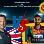 England Cricket Team vs Sri Lanka National Cricket Team Match Scorecard