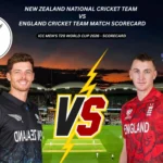 New Zealand National Cricket Team vs England Cricket Team Match Scorecard