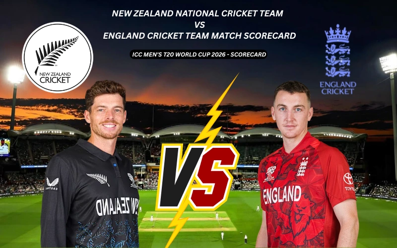 New Zealand National Cricket Team vs England Cricket Team Match Scorecard