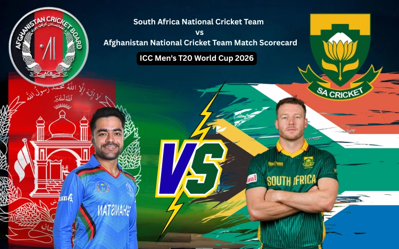 South Africa National Cricket Team vs Afghanistan National Cricket Team Match Scorecard