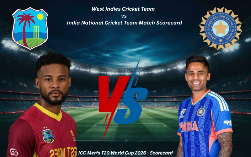 West Indies Cricket Team vs India National Cricket Team Match Scorecard