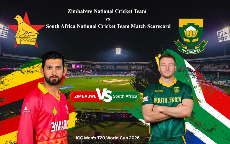 Zimbabwe National Cricket Team vs South Africa National Cricket Team Match Scorecard