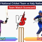 Scotland National Cricket Team vs Italy National Cricket Team Match Scorecard