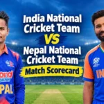 India National Cricket Team vs Nepal National Cricket Team Match Scorecard