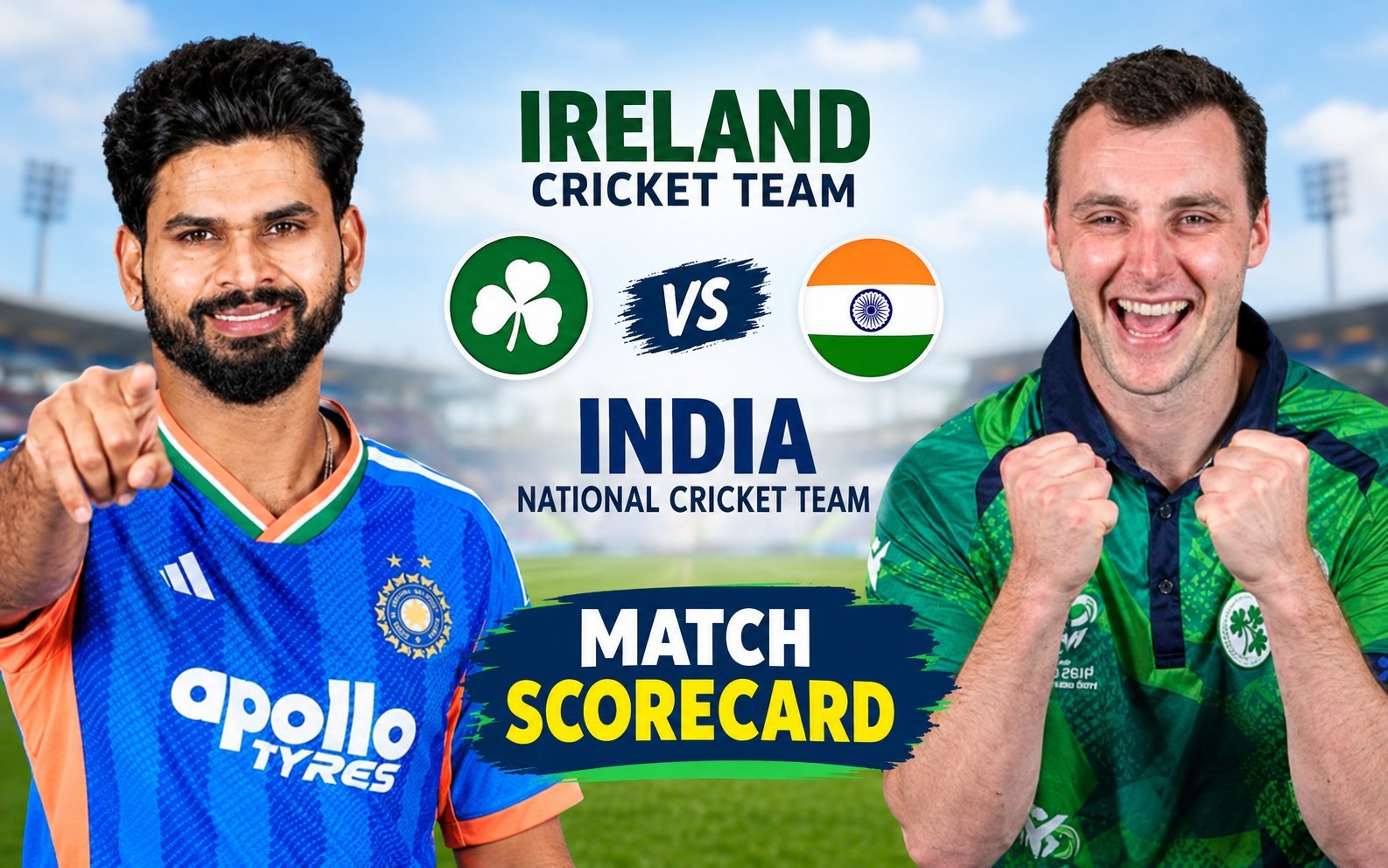 Ireland Cricket Team vs India National Cricket Team Match Scorecard