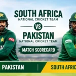 South Africa National Cricket Team vs Pakistan National Cricket Team Match Scorecard