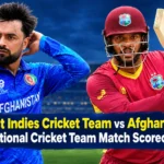 West Indies Cricket Team vs Afghanistan National Cricket Team Match Scorecard