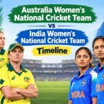 Australia Women's National Cricket Team vs India Women's National Cricket Team Timeline
